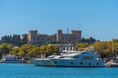 Eski şehir kale Rhodes City