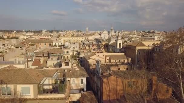 Paesaggio urbano di Roma — Video Stock