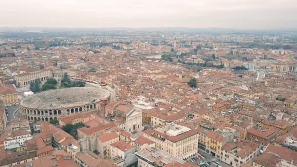 Stadsgezicht van Verona — Stockvideo