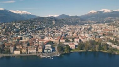 Lugano havadan görünümü