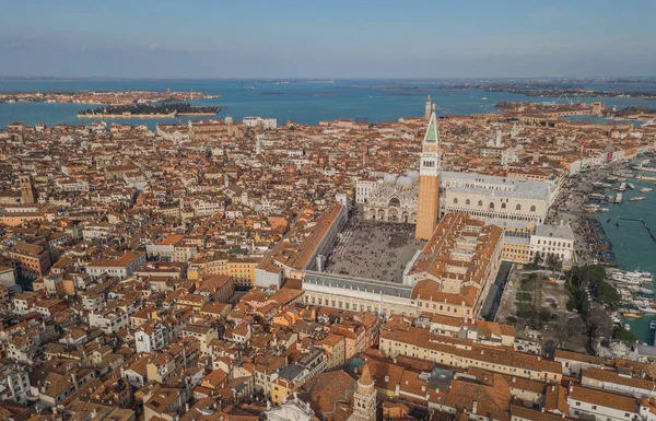Vista aérea de Piazza San Marco — Foto de Stock