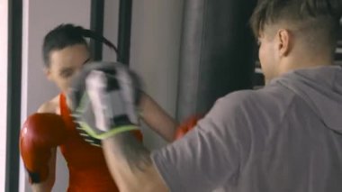 Boks kulübü at arabasıyla ile eğitim kadın