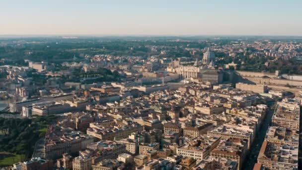 Vaticano y Basílica de San Pedro — Vídeo de stock