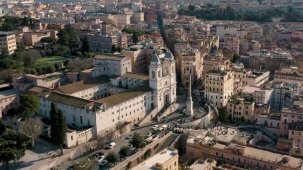 ローマのスペイン階段 — ストック動画