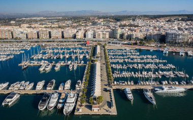 Aerial view of Santa Pola