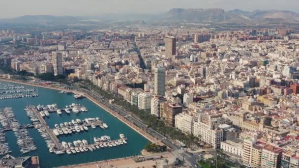 Paysage urbain d'Alicante — Video