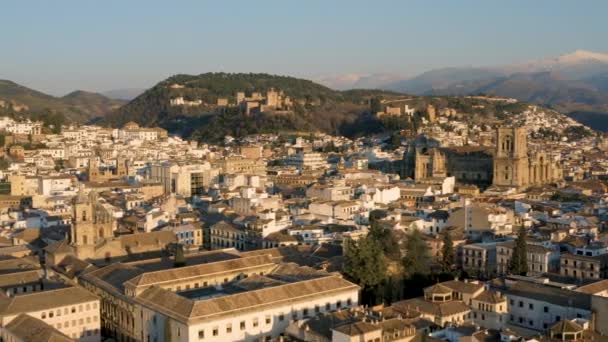 Paesaggio urbano di Granada — Video Stock
