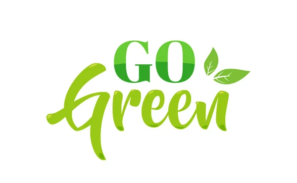 Bastır Yeşil Logotype — Stok Vektör