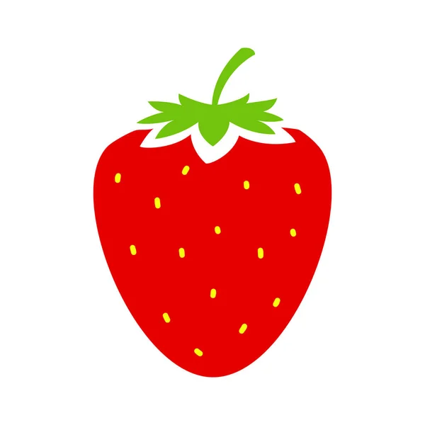 Ένα αφηρημένο λογότυπο της κόκκινης Φράουλας. — Διανυσματικό Αρχείο