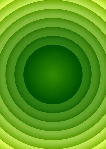 녹색 동그라미 배경. 단위벡터 일러스트 — 스톡 벡터