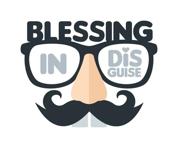 Kılık değiştirmiş bir lütuf. İzole Vektör İllüstrasyonu