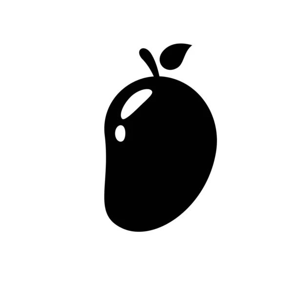 Una Silueta Mango Ilustración Vectorial Aislada — Vector de stock