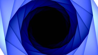 Koyu Mavi Boş Düşük Poli Geometrik Girdap Arka Plan