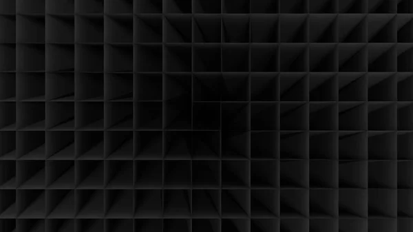 Чорний порожній низький полі геометрична сітка фон — стокове фото