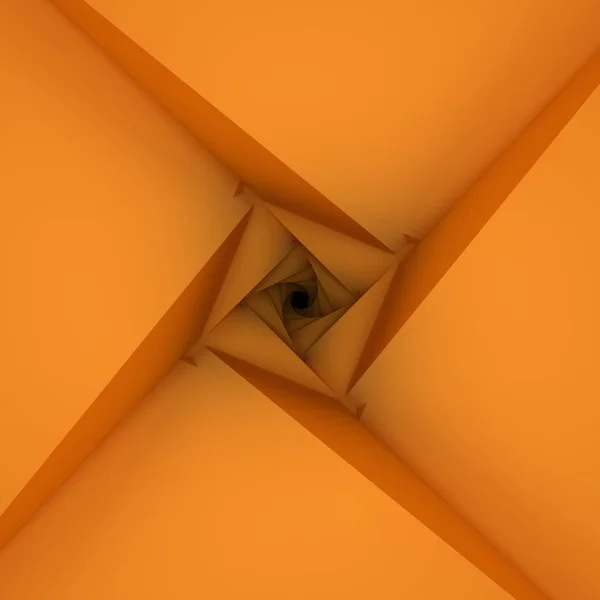 Geometrické pozadí oranžové Low Poly — Stock fotografie