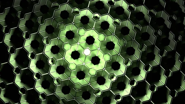 Green Abstract Cubes Background — Stock Photo, Image