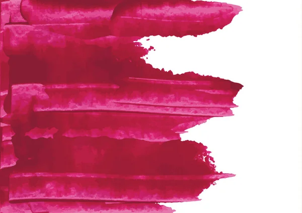 Cepillo rosa aislado Color pintado Golpes Transición — Archivo Imágenes Vectoriales