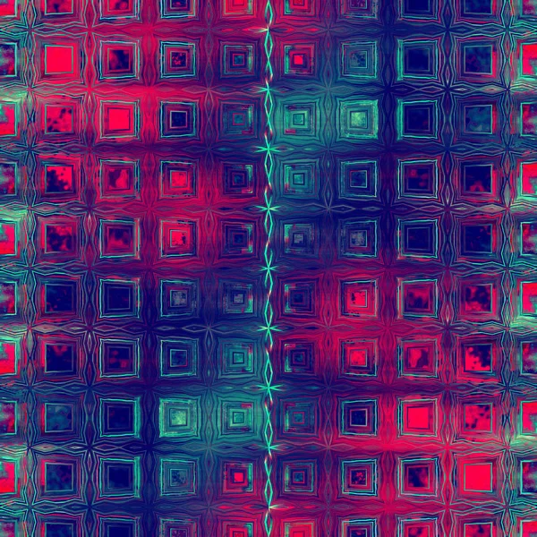 Color Fresco Glitch Efecto Cuadrados Diseño Gráfico Fondo —  Fotos de Stock