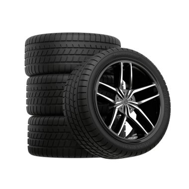 Üniforma arka planında, dökme araba diskinde yüksek kaliteli bir tekerlek oluşturma