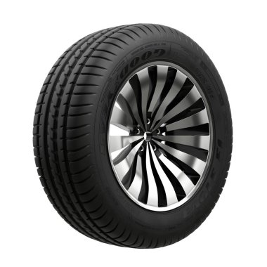 Üniforma arka planında, dökme araba diskinde yüksek kaliteli bir tekerlek oluşturma