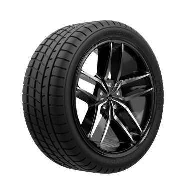 Üniforma arka planında, dökme araba diskinde yüksek kaliteli bir tekerlek oluşturma