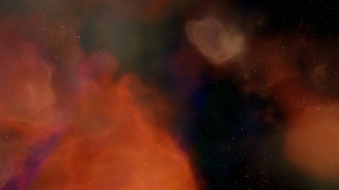 Yüksek Çözünürlüklü Yıldız Bulutsusu 3 boyutlu bir simülatörde oluşturuldu