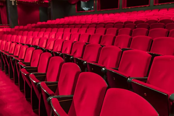 Assentos Vermelhos Teatro Vazio Ópera — Fotografia de Stock