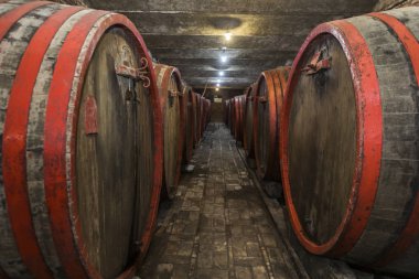 Eski Bodrum şarap varil