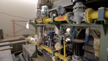 Yüksek teknoloji modern karmaşık sistem gaz tedarik endüstriyel fabrika