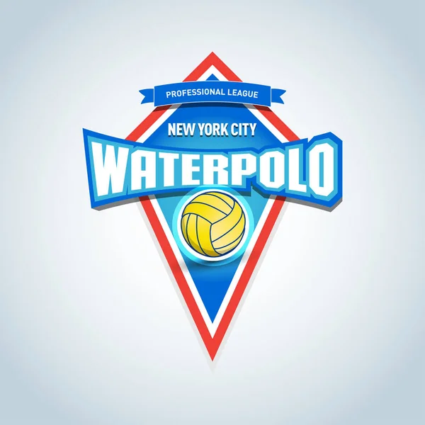 Waterpolo liga profesional — Vector de stock