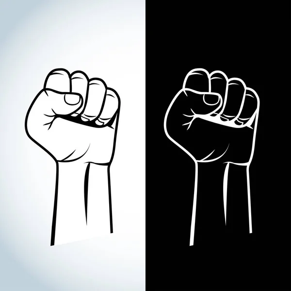 Protest, fist illustration — Stock Vector