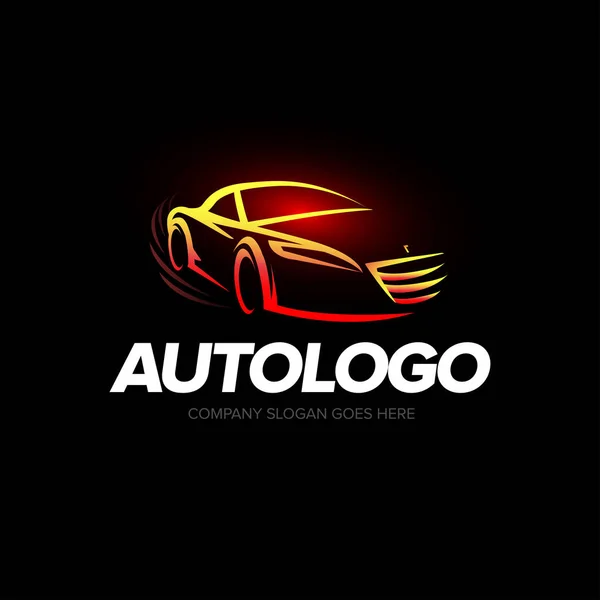 Plantilla de logotipo automático — Archivo Imágenes Vectoriales