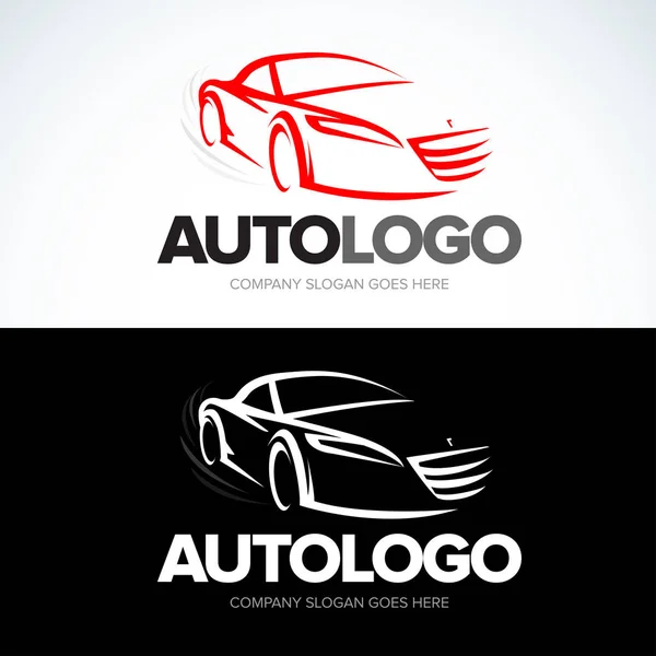 Plantilla de logotipo automático — Archivo Imágenes Vectoriales