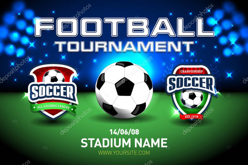 Soccer scoreboard match vs strategy broadcast graphic template
