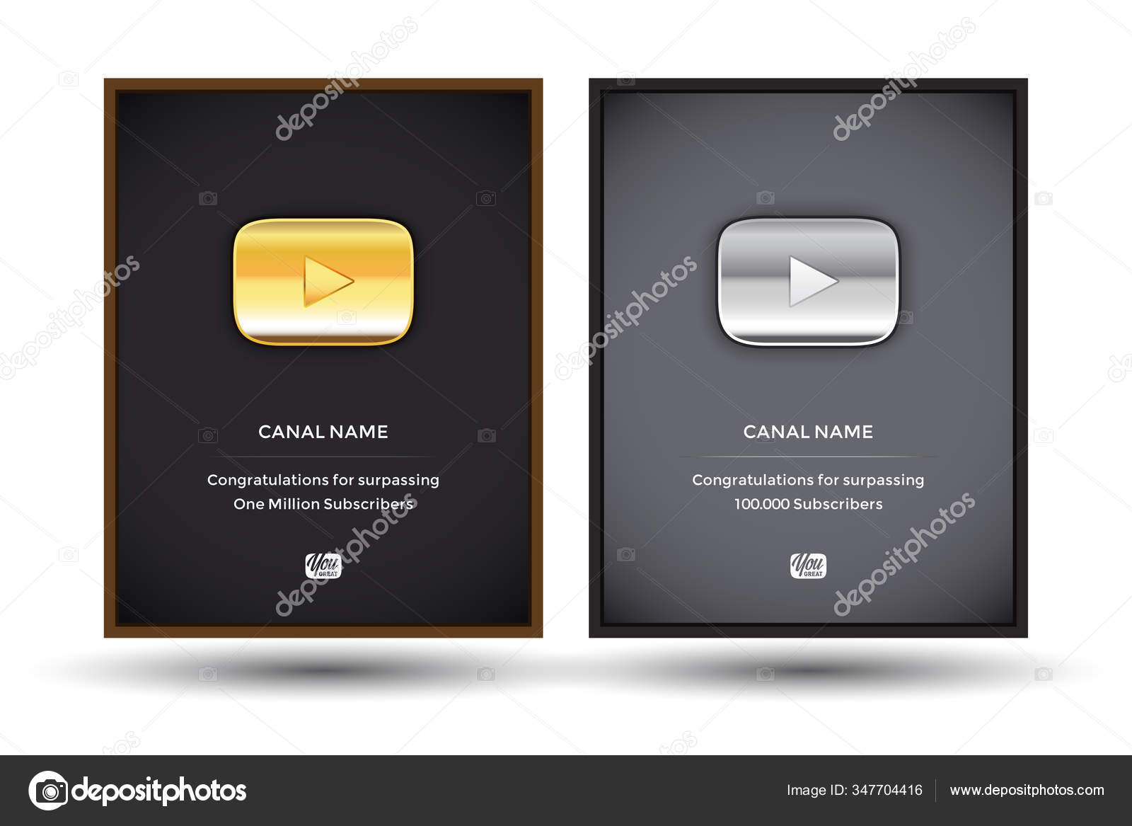 Золотые Серебряные Награды Разыгрываются Youtube Золотая Кнопка.
