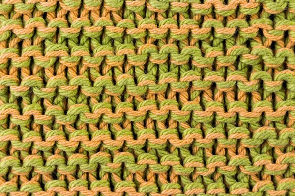 Feito à mão colorido tricô textura fundo — Fotografia de Stock