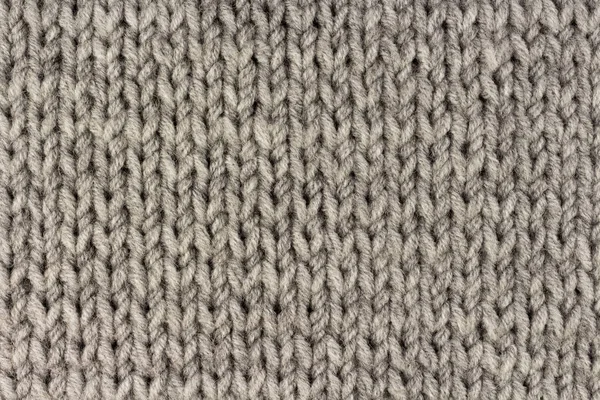 Texture en tricot gris — Photo