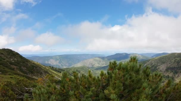 Panorama de cordillera — Vídeos de Stock