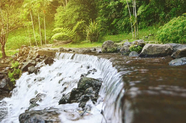 Düşük ve geniş şelale