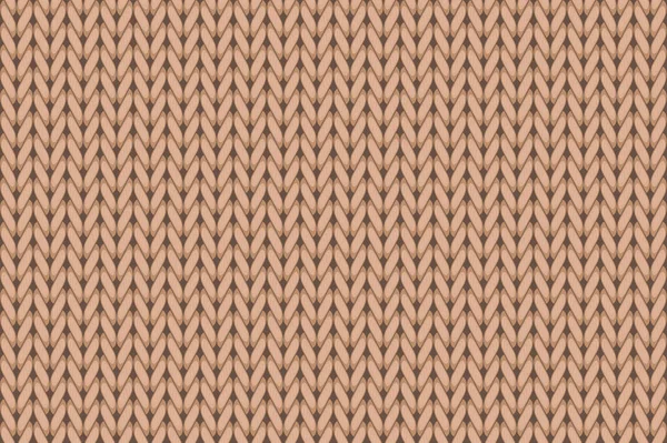 Knit pattern. wool seamless background. vector. Beige — Stock Vector