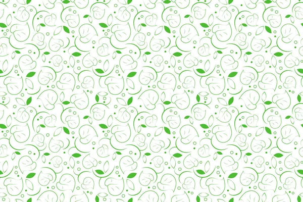 Deja textura para textil. Fondo floral sin costuras. Vector — Vector de stock