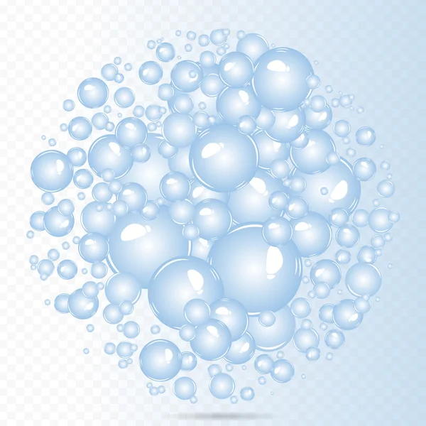 Фон мыльных пузырей . — стоковый вектор