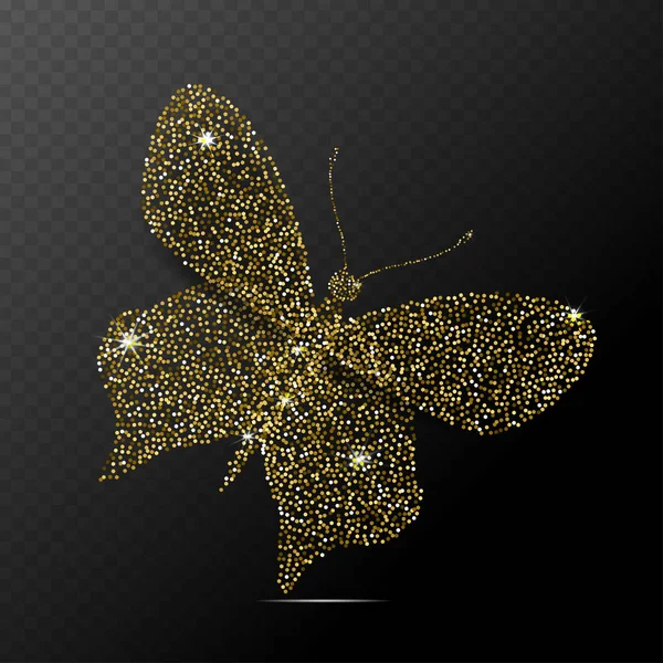 孤立的蝴蝶矢量图 — 图库矢量图片