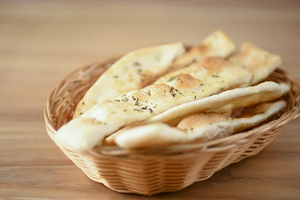 Bread sticks with spices. Selective focus. Italian cuisine, Italian dish, snack. — Stock Photo, Image