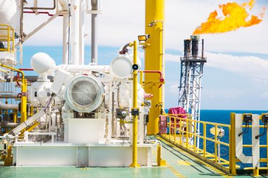 Gaz güçlendirici kompresör petrol ve doğal gaz merkezi işlem platformu sıkıştırmak Buhar kurtarma birimi için atık gaz ve swehttp://st3.depositphotos.com/8316944/12638/i/450/depositphotos_126389686-empty.jpet gaz kaybını azaltmak için geri normal işlem için gönderilen.