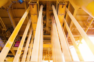 Offshore inşaat platformu üretim petrol ve gaz, petrol için bir