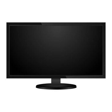 Tv veya bilgisayar monitörü'nün boş. Vektör
