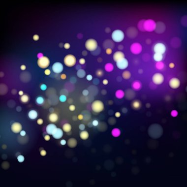 Arka plan ile çok renkli noktalar. Vektör