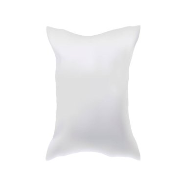 Boş kare yastık tasarımınız için. Yastığı alay. vektör