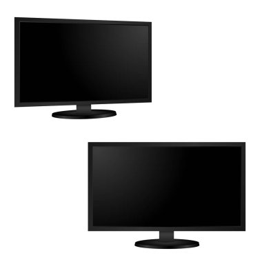 Tv veya bilgisayar monitörü'nün boş. Vektör